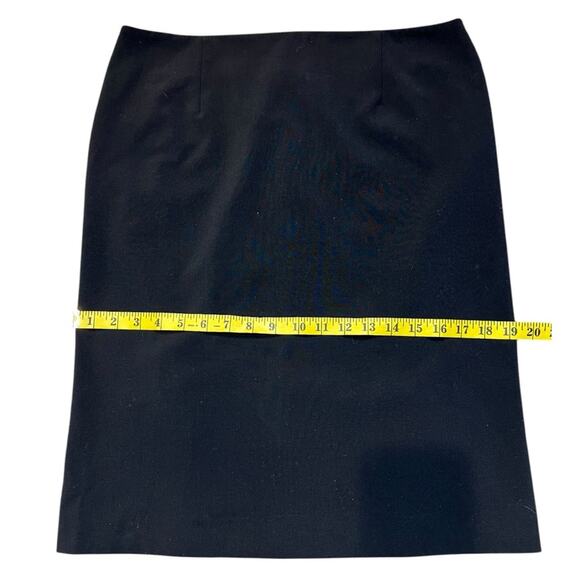 Theory Size 10 “Golca 2 Urban” Slit Pencil Skirt Lined virgin wool - Picture 11 of 11